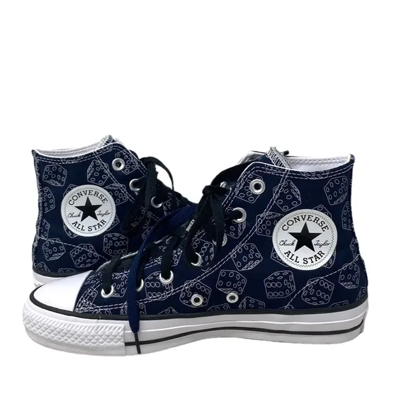 Converse CONS Chuck Taylor Pro Casual Women Sneakers High Top Shoes Navy A03222C