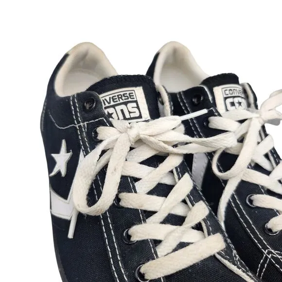 Converse Cons Shoes Youth 6 Womens 7.5 Black White Low Top One Star Sneakers