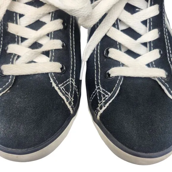 Converse Cons Shoes Youth 6 Womens 7.5 Black White Low Top One Star Sneakers