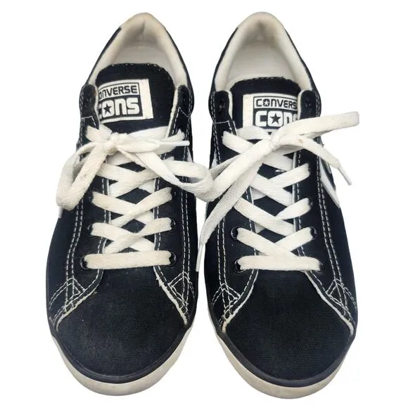 Converse Cons Shoes Youth 6 Womens 7.5 Black White Low Top One Star Sneakers