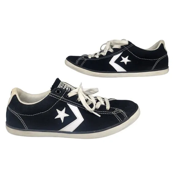 Converse Cons Shoes Youth 6 Womens 7.5 Black White Low Top One Star Sneakers