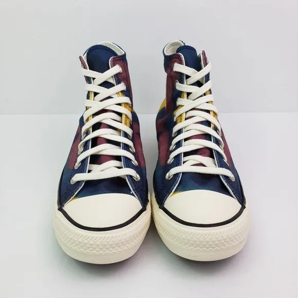 Converse CTAS HI Womens Sz 9.5 Mens Sz 7.5 Blue Purple Sneaker Shoes A02082F