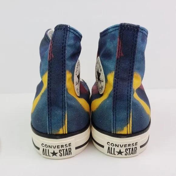 Converse CTAS HI Womens Sz 9.5 Mens Sz 7.5 Blue Purple Sneaker Shoes A02082F