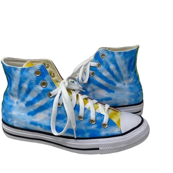 Converse Ctas High Top Shoes Skate For Women Canvas Multicolor Sneakers A02028C