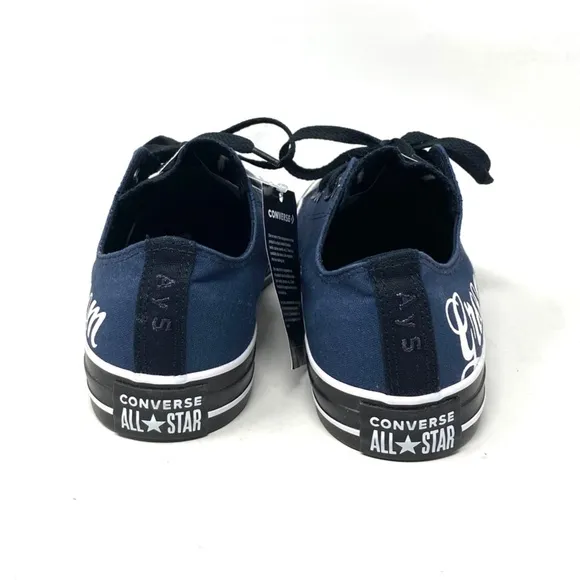 Converse Ctas Low Top Wedding Blue Canvas Women's Size Custom 171213C-BLBUWT