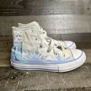 Converse Girls Size 12 Youth Disney Frozen Shoes Chuck Taylor All Star High Top