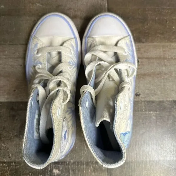 Converse Girls Size 12 Youth Disney Frozen Shoes Chuck Taylor All Star High Top