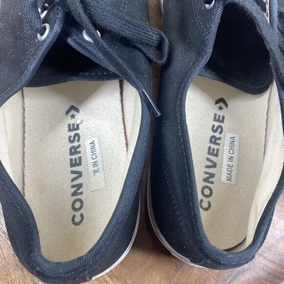 Converse Jack Purcell Low OG Mens Black And White Size 13 Low Top Shoes
