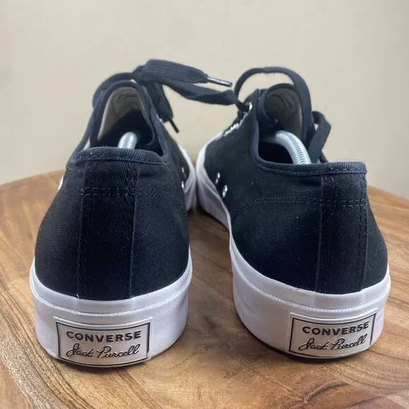 Converse Jack Purcell Low OG Mens Black And White Size 13 Low Top Shoes