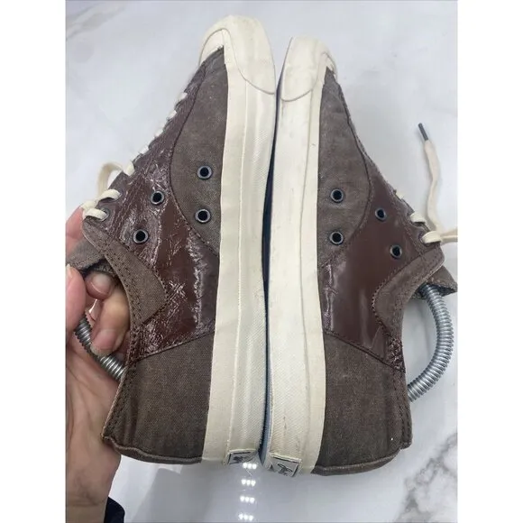 Converse Jack Purcell Shoes Mens Sz 10 Dark Brown Low Tops