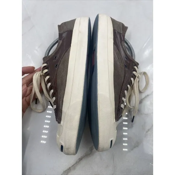 Converse Jack Purcell Shoes Mens Sz 10 Dark Brown Low Tops