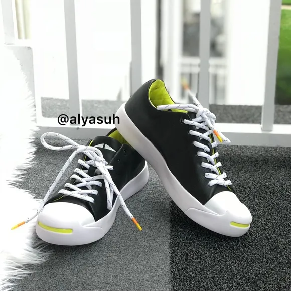 Converse JP Modern LE Black Yellow Shoes Women's AUTHENTIC Size 6.5 158343C