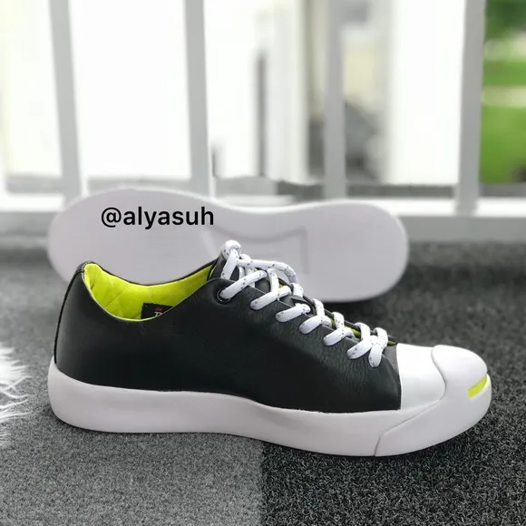 Converse JP Modern LE Black Yellow Shoes Women's AUTHENTIC Size 6.5 158343C