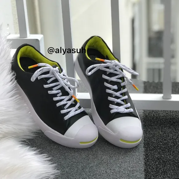Converse JP Modern LE Black Yellow Shoes Women's AUTHENTIC Size 6.5 158343C