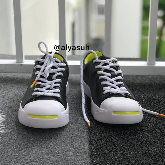 Converse JP Modern LE Black Yellow Shoes Women's AUTHENTIC Size 6.5 158343C