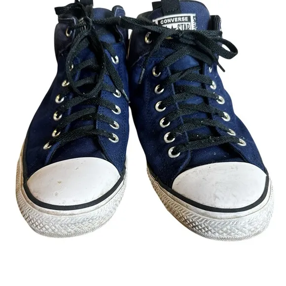 Converse (Mens 11) Chuck Taylor All Star High Street Mid Sneaker Navy Blue Shoes