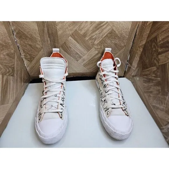 Converse Men's All Star Fashion Hi-top Not A Chuck White Size 8.  190