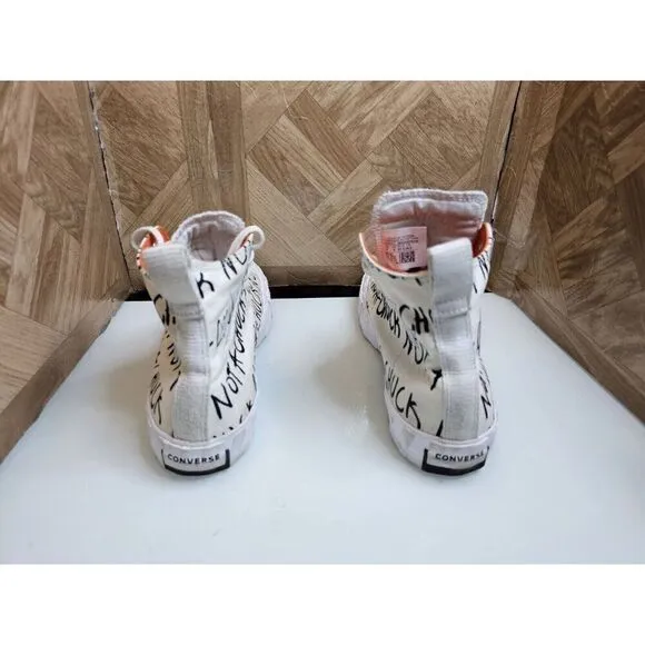 Converse Men's All Star Fashion Hi-top Not A Chuck White Size 8.  190