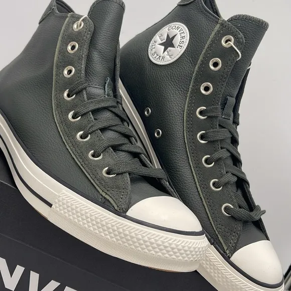 Converse Men's High-Top Sneakers A14810CCTAS WIDE HIDENSE CANOPY/EGRET/BLACK