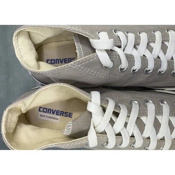 Converse Men's High Top Sneakers Shoes Size 10 Taupe Tan
