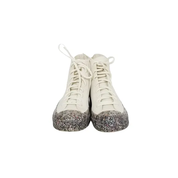 Converse New Chuck 70 Renew Knit High Top Sneakers in Egret Womens Size 8.5