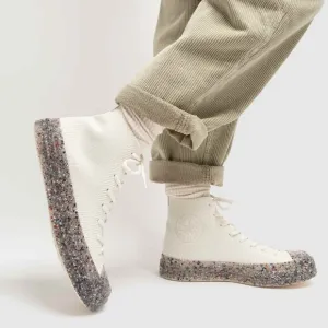 Converse New Chuck 70 Renew Knit High Top Sneakers in Egret Womens Size 8.5
