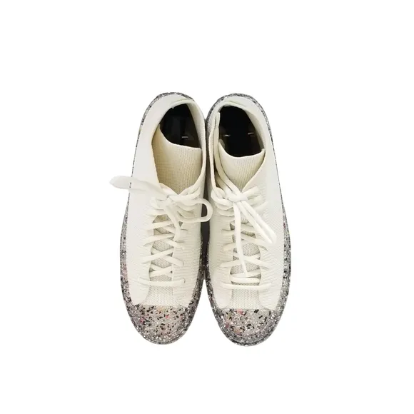 Converse New Chuck 70 Renew Knit High Top Sneakers in Egret Womens Size 8.5