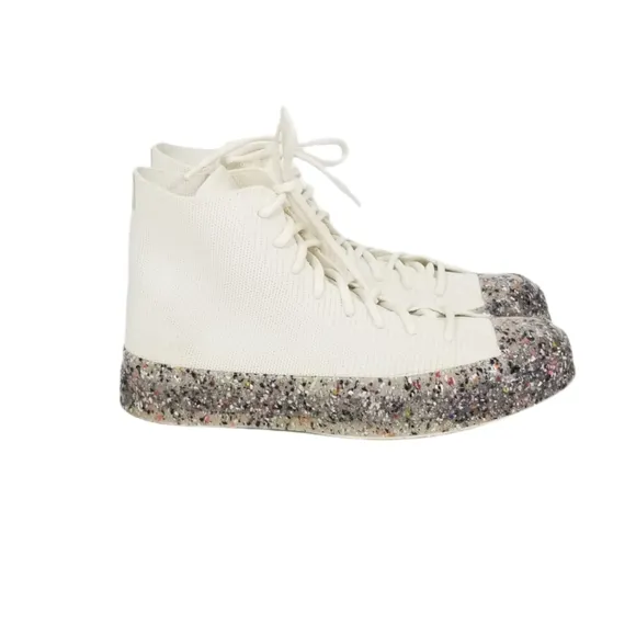 Converse New Chuck 70 Renew Knit High Top Sneakers in Egret Womens Size 8.5