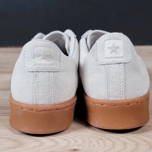 Converse Pro Leather Shoes Mens Size 9 Off White Gum Final Club Sneakers 168598C