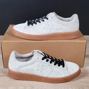 Converse Pro Leather Shoes Mens Size 9 Off White Gum Final Club Sneakers 168598C