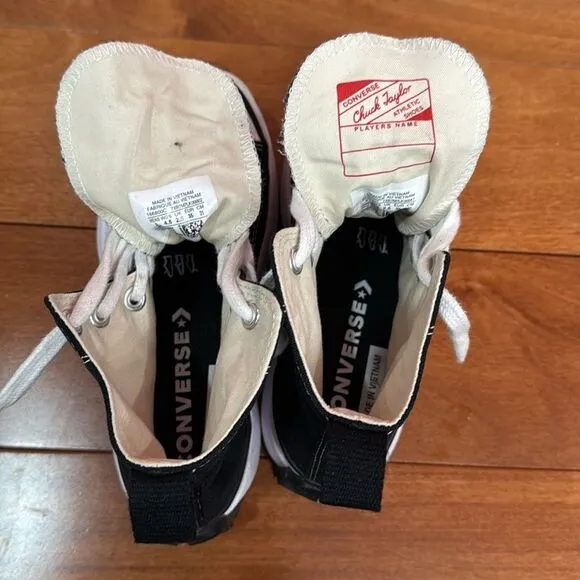 Converse Run Star Hike Hi Women Shoes Sneakers Black size 4.5
