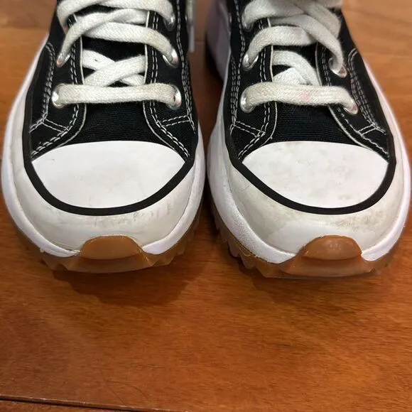 Converse Run Star Hike Hi Women Shoes Sneakers Black size 4.5