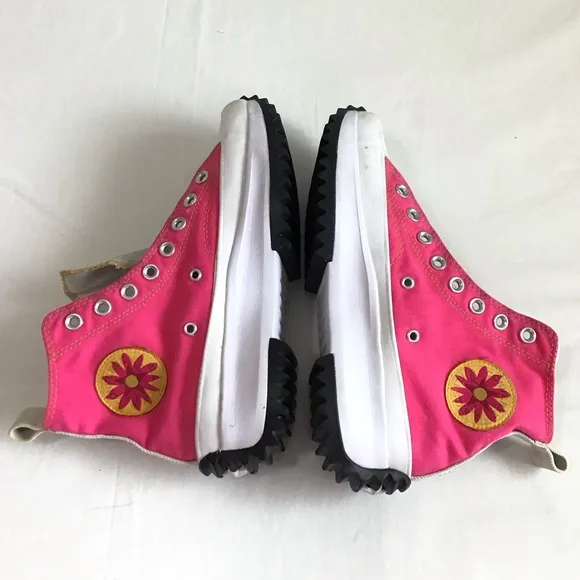 Converse Run Star Hike High Color Block High Top Sneakers Size 8