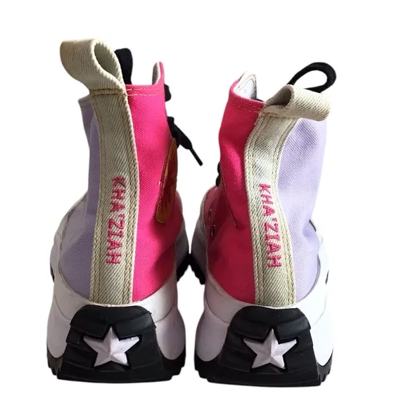 Converse Run Star Hike High Color Block High Top Sneakers Size 8