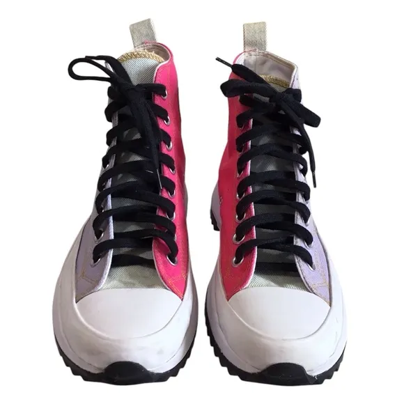 Converse Run Star Hike High Color Block High Top Sneakers Size 8