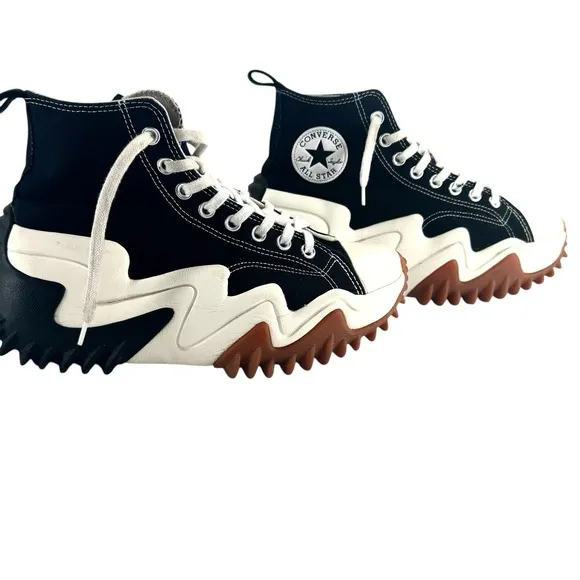 Converse Run Star Motion Shoes Men's High Sneakers Black/White 171545C US 8.5