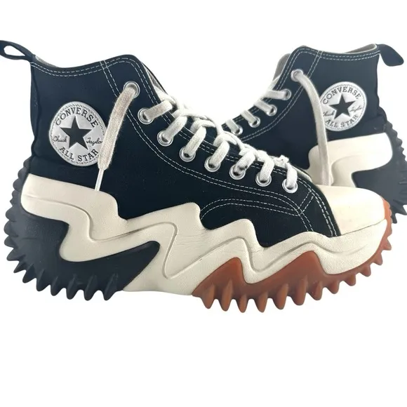 Converse Run Star Motion Shoes Men's High Sneakers Black/White 171545C US 8.5