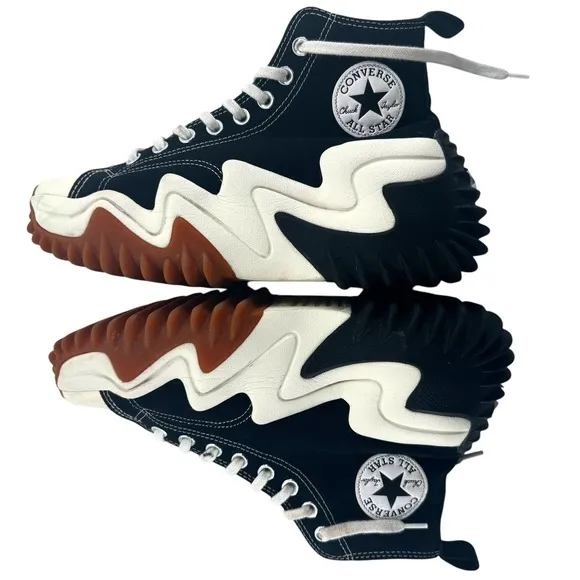 Converse Run Star Motion Shoes Men's High Sneakers Black/White 171545C US 8.5