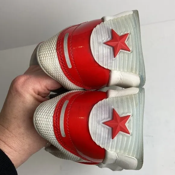 Converse Run Star Y2K Ox Low Top Red/White 8 Retro Classic Athleisure Sneakers