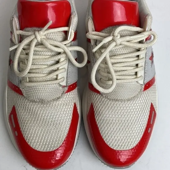 Converse Run Star Y2K Ox Low Top Red/White 8 Retro Classic Athleisure Sneakers