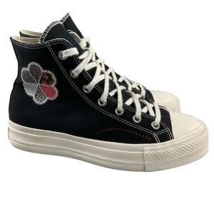 Converse‎ Shoes 10 Chuck Taylor Lift Hi Crafted Patchwork All Star Flower Patch