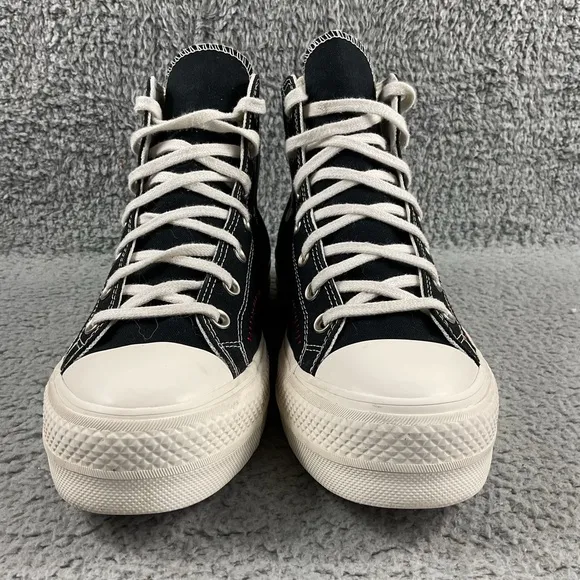 Converse‎ Shoes 10 Chuck Taylor Lift Hi Crafted Patchwork All Star Flower Patch