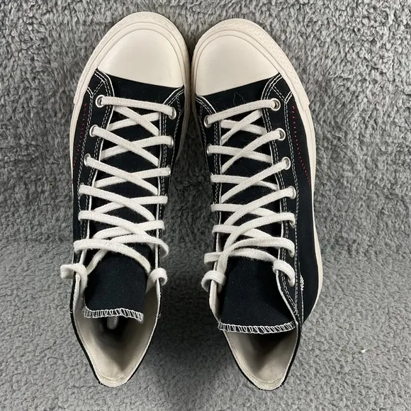 Converse‎ Shoes 10 Chuck Taylor Lift Hi Crafted Patchwork All Star Flower Patch