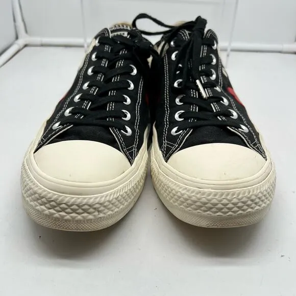 Converse Shoes Mens 13 Chuck Taylor All Star Low Top Deck Of Cards Heart Diamond