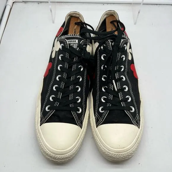 Converse Shoes Mens 13 Chuck Taylor All Star Low Top Deck Of Cards Heart Diamond