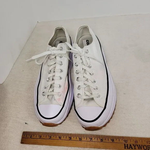 Converse Shoes Mens Size 9.5 White Run Star Hike Low 2020 168817C Chuck Taylors