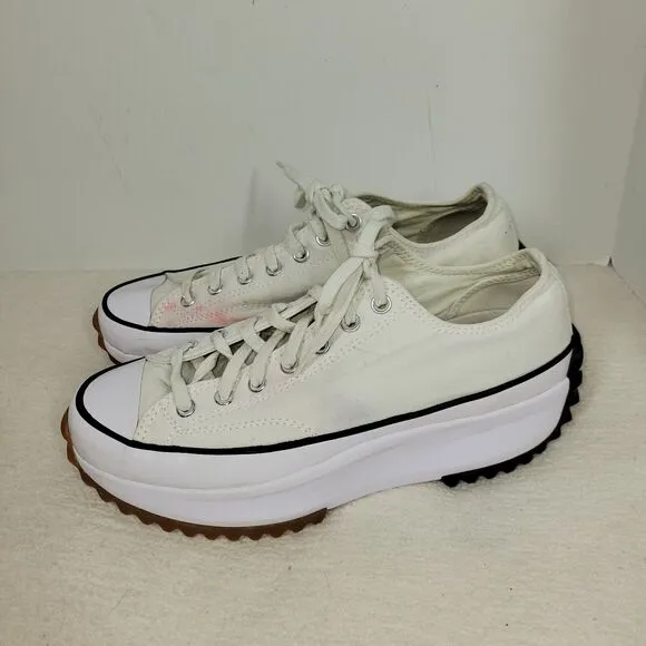 Converse Shoes Mens Size 9.5 White Run Star Hike Low 2020 168817C Chuck Taylors