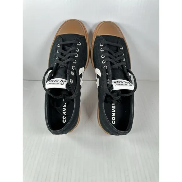 CONVERSE Star Player 76 LOW TOP Black Gum White A08847C Mens Size 10 NEW