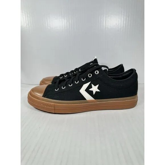 CONVERSE Star Player 76 LOW TOP Black Gum White A08847C Mens Size 10 NEW