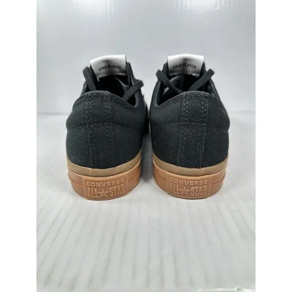 CONVERSE Star Player 76 LOW TOP Black Gum White A08847C Mens Size 10 NEW